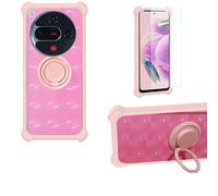 bojioderf Funda Compatible para ZTE Nubia Focus 2 5G Funda Case Carcasa Soporte Cover [con 9H Dureza HD Protector Pantalla] PC + Silicona Soporte TZZH-Fen