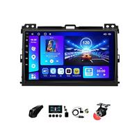 BOJONTN 9 Pulgadas Android 12 Radio de Coche 2 DIN para Toyota Land Cruiser Prado 2004-2009 con Cámara de Respaldo Controles del Volante Bluetooth GPS Navi CarPlay inalámbrico FM (Size : S100 1+32G)