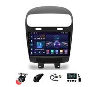 BOJONTN 9 Pulgadas Android 13 Doble DIN Radio de Coche para Fiat Freemont 2012-2020 con CarPlay inalámbrico GPS Navi Cámara de Respaldo Controles del Volante Bluetooth (Size : T1[1+16G])