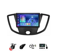 BOJONTN 9 Pulgadas Android 13 Doble DIN Radio de Coche para Ford Transit 2015 con CarPlay inalámbrico GPS Navi Cámara de Respaldo Controles del Volante Bluetooth(T2[2+32G])