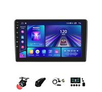 BOJONTN 9 Pulgadas Android 13 Doble DIN Radio de Coche para Hyundai H1 2009-2014 con CarPlay inalámbrico GPS Navi Cámara de Respaldo Controles del Volante Bluetooth(T1[1+16G])