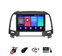 BOJONTN 9 Pulgadas Android 13 Doble DIN Radio de Coche para Hyundai Santa Fe 2006-2012 con CarPlay inalámbrico GPS Navi Cámara de Respaldo Controles del Volante Bluetooth(T4[4+64G])