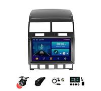 BOJONTN 9 Pulgadas Android 13 Doble DIN Radio de Coche para VW Volkswagen Touareg 2002-2010 con CarPlay inalámbrico GPS Navi Cámara de Respaldo Controles del Volante Bluetooth(T2[2+32G])