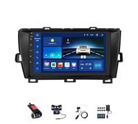 BOJONTN Android 14 Radio de Coche 9 Pulgadas Doble DIN para Toyota Prius 3 2009-2015 con Carplay Cámara Trasera Micrófo GPS Navigation Bluetooth Controles del Volante(F2 (4+64G))
