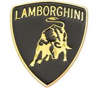 BOJOUL Emblema Logo para Coche, para Lamborghini Aventador Urus Huracan Gallardo Murcielago Emblemas Maletero Pegatinas y Carrocería Cromo Insignia Adhesivo del Logotipo,B