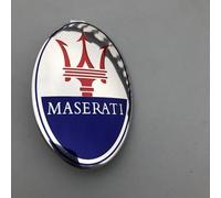 BOJOUL Emblema Logo para Coche, para Maserati Ghibli Levante Quattroporte Emblemas Maletero Pegatinas y Carrocería Cromo Insignia Adhesivo del Logotipo,A