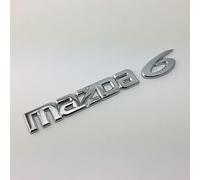 BOJOUL Emblema Logo para Coche, para Mazda 2 3 6 Emblemas Maletero Pegatinas y Carrocería Cromo Insignia Adhesivo del Logotipo,B
