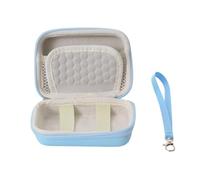 Bokcztml Bolsa organizadora de electrónica a prueba de golpes con correas elásticas, funda impermeable para cámaras digitales, accesorios móviles, carcasa rígida portátil, Blue