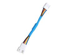 Bokcztml Cable de alimentación para PC con reducción de velocidad de ventilador de 4 pines, resistencias de reducción de velocidad del ventilador, cable de alimentación, adaptador de placa base