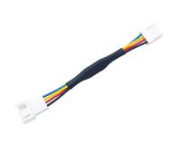 Bokcztml Cable de alimentación para PC con reducción de velocidad de ventilador de 4 pines, resistencias de reducción de velocidad del ventilador, cable de alimentación, adaptador de placa base