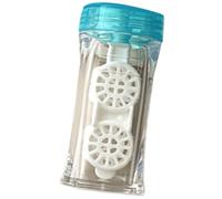 Bokcztml Durabilidad Contactos Soporte para lentes, resistente al agua, contenedor de almacenamiento para una limpieza segura durante la noche, funda a prueba de polvo, Blue