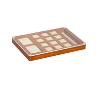 Bokcztml Eficiente tablero de almacenamiento de accesorios para manualidades, solución de almacenamiento de cuentas con múltiples secciones y base de felpa para manualidades