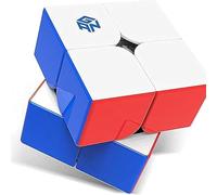 Bokefenuo GAN251 M Air Cubo 2x2 Magnetic Speed Puzzle Cube Stickerless Gan 251 M Air Cubo 48 imanes Toy for Kids Frosted Surface