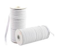 BOKFJBP Cinta de goma de 9 mm de ancho para costura, 50 metros, cinta de costura, cinta de tela, alta elasticidad para el hogar, manualidades, pantalones, no se deforma fácilmente