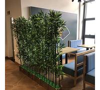 BOKNI Biombo Artificial de bambú Independiente, Divisor de habitación, terraza, Patio, jardín, decoración de Plantas, Barrera Interior y Exterior (Color: 3.3 ft, tamaño: 47.2 x 7.1 x 7.9 in, 20 po