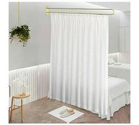 BOKNI Cortina divisoria de privacidad para habitación, Cortina médica, Cortinas divisorias para Hospital, clínica médica, SPA, Laboratorio, Oficina, guardería, 1 Panel (Accesorios de riel Incluido