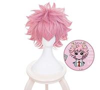Boku no Hero Academia Mina Ashido Peluca Cosplay Disfraz My Hero Academia Hombres Mujeres Pelo Sintético Corto Fiesta Rol Pelucas