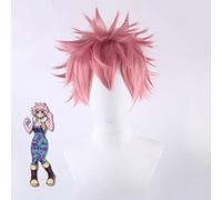 Boku no Hero Academia Mina Ashido Wig Cosplay Costume My Hero Academia Men Women Short Synthetic Hair Party Role Play Wigs PL-774