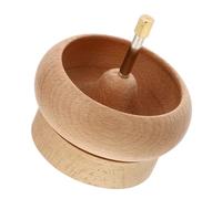Bol de Abalorios Manual de Madera para Diy Herramienta de Joyería con Práctico para Enhebrar Abalorios Rápidamente y Organizar Durable
