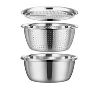 Bol de baloncesto genérico, bandeja de rascado de alimentos, contenedor con drenaje de diseño, herramienta para ensaladas vegetales, kitchenware Accessories, multifunción Gadget for Baking Cooking