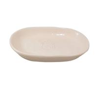 Bol de cerámica para gatos Nobby "Jada" crema/crema; 16 x 12 x 2,5 cm, 0,10 l