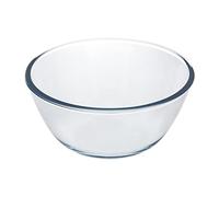 Bol De Cristal, Ideal Para Mezclas. 2.5 Litros. Libre BPA, Cristal De Borosilicato.Ensaladas, Postres, Cocina, Resposteria