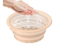 Bol de Inmersión Facial en Hielo - Tina Plegable para Rostro - Recipiente de Hielo Plegable | para Viajes de Negocios, Camping, Gimnasio, Senderismo, Baño, Ducha, Hogar, Hotel