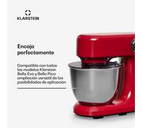 Bol de mezcla Bella Evo/Bella Pico | Acero inoxidable | 5 litros | 0,6 kg masa | Apto para lavavajillas Klarstein