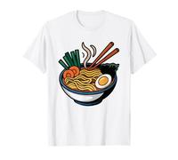 Bol De Ramen Arte Japones Vintage Ilustracion Palillos Camiseta