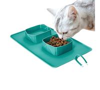 Bol De Viaje Para Perros - Cuenco De Silicona Que Ahorra Espacio | Cuenco De Agua Antideslizante Viaje Con Perros - Para Gato, Razas Pequeñas, Medianas, Grandes, Cachorro, Gatito, Senderismo, Paseo, P