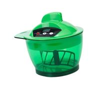 Bol eléctrico para colorear de peluquería, mezclador automático con cable USB, accesorios portátiles para estilistas, herramienta de bricolaje, 320 ml, color verde