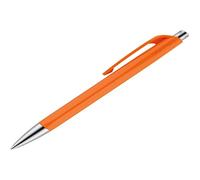 Bol grafo Caran Dache naranja con cartucho mediano azul SwissRide