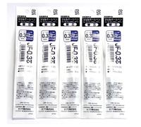 Bol grafo de gel Zebra Sarasa Clip 0.3, recambios de tinta azul y negra de 0.3 mm, juego de 5 (importado de Jap n) [Paquete original de Komainu-D