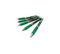 Bol grafo retr ctil de tinta l quida en gel Energel BL80, 1,0 mm, color verde, paquete de 5