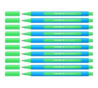 Bol grafo Schneider Slider Edge XB (Extra Ancho), 1,4 mm, cuerpo azul claro, tinta verde, caja de 10 bol grafos (152204)