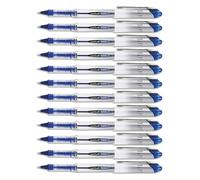 Bol grafo Uni-Ball Vision Elite Stick Rollerball de 0,8 mm, punta gruesa, tinta azul, 12 unidades