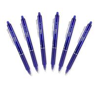 Bol grafos de gel borrables Pilot FriXion Ball de 0,7 mm, punta fina, tinta azul, paquete de 6