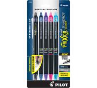 Bol grafos de tinta de gel PILOT FriXion Synergy Clicker borrables, recargables y retr ctiles, punta extrafina, colores surtidos, paquete de 5 (1
