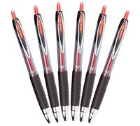Bol grafos rollerball Uni-Ball Signo Gel 207 de punta media de 0,7 mm, paquete de 6 (