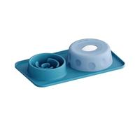 Bol Interactivo Lamedor con Pelota para Perros - Plato Antiahogo de Silicona 2 en 1 Alimentación Lenta,Lento Perruno 500 ml - para Lamer Premios Líquidos, Yogur Y Enriquecimiento Alimenticio
