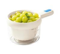 Bol Limpiador de Frutas con Colador Escurridor de Doble Capa con Asa