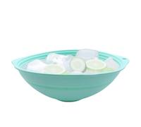 Bol para Terapia Facial con Hielo - Recipiente Plegable de Baño de Hielo - Plegable Lavabo de Agua Reutilizable de Silicona para Mujeres y Regalos