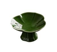 Bol pequeño para salsa Bandeja de cerámica multiusos moderna for servir, frutero(Green)