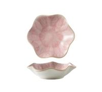 Bol pequeño para salsa Bandejas de cerámica for mojar, for decorar escritorios, artículos cocina for el hogar(Pink)