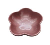 Bol pequeño para salsa Cuenco hondo de cerámica 5 pulgadas con diseño flores, color sólido, pequeño, for salsas, utensilios cocina for el hogar(Fig)