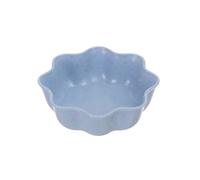 Bol pequeño para salsa Tazón de condimentos for salsa cocina, aceite, sal, flor, seno, platos pequeños en forma plato(Blue)