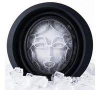 Bol plegable para baño de hielo facial con icetray integrado, terapia de hielo facial para alivio del acné, estimulación del nervio vago y encogimiento de poros.