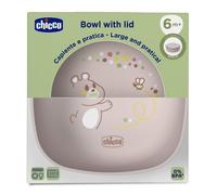 Bol rosa con tapa Chicco 6m+ Chicco