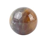 Bola Ágata India pulida Natural, Cristal Pulido con Propiedades Energéticas, esfera pulida, bola cristal (Ágata India, 3CM)