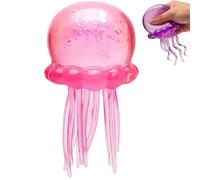 Bola antiestrés,Juguete Blando con Purpurina,Bola para apretar para calmar la ansiedad,Rellenos Divertidos para Bolsas de Fiesta y Regalo para la Escuela,Uso doméstico para TDAH (Rosa)